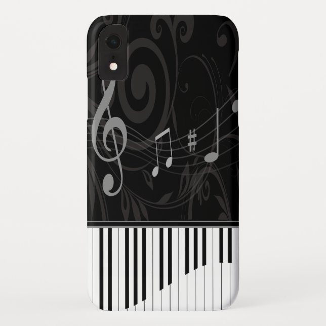 Wunderliches Klavier und musikalische Anmerkungen Case-Mate iPhone Hülle (Rückseite)