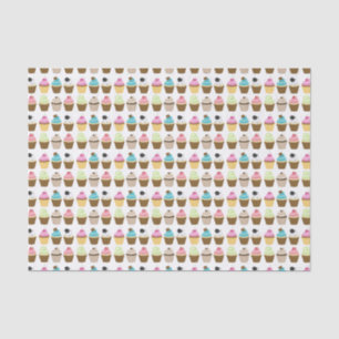 Wunderliches Kuchen-Muster Seidenpapier