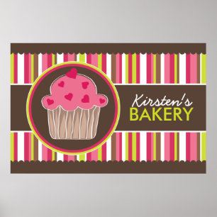 Wunderliches kundenspezifisches Bäckerei-Plakat Poster