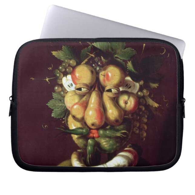 Wunderliches Porträt Laptopschutzhülle (Vorderseite)