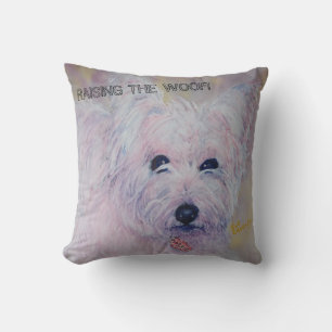 WUNDERLICHES WESThochland TERRIER Kissen