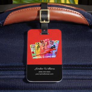 Wundermädchen Jedes Mädchen ist ein Super-Held Gepäckanhänger