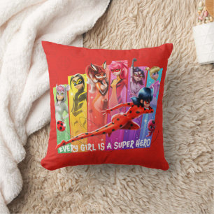 Wundermädchen   Jedes Mädchen ist ein Super-Held Kissen