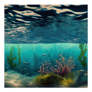 Wundern des Atemberaubenden Weltposters unter Wass Poster