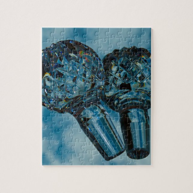 Wundern Sie sich beim Crystal Blue Skies (Vertikal)