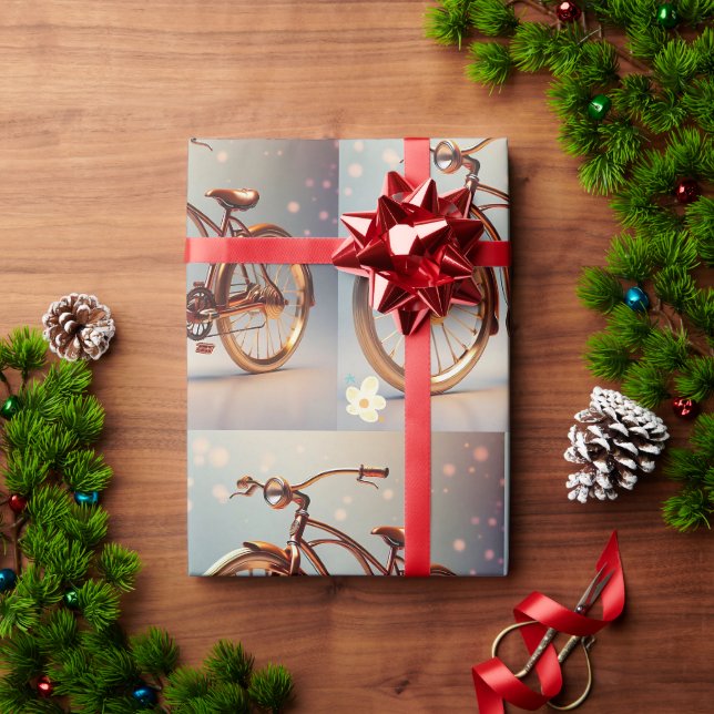 "Wunderräder" Geschenkpapier (Feiertagsgeschenk)
