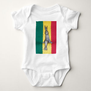 Wunderschön erstaunliche Kaninchen Rasta-Oase Meta Baby Strampler