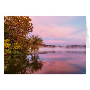 Wunderschön rosa Morning Grußkarte