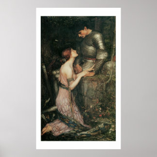 Wunderschön Viktorianische Kunstzeitschrift Mermai Poster