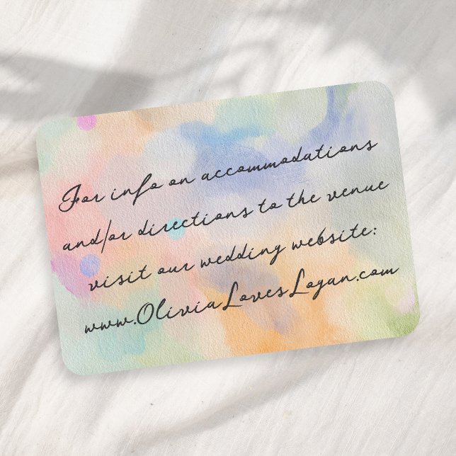 Wunderschöne abstrakte Aquarell-Moderne-Script-Hoc Begleitkarte (Von Creator hochgeladen)