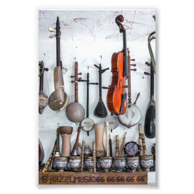 Wunderschöne akustische Gitarre Fotodruck (Vorne)