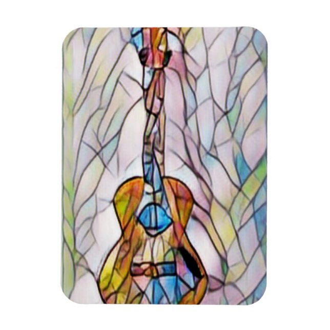 Wunderschöne akustische Gitarre Magnet (Vertikal)