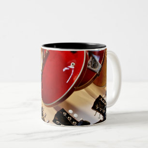 Wunderschöne akustische Gitarre Zweifarbige Tasse