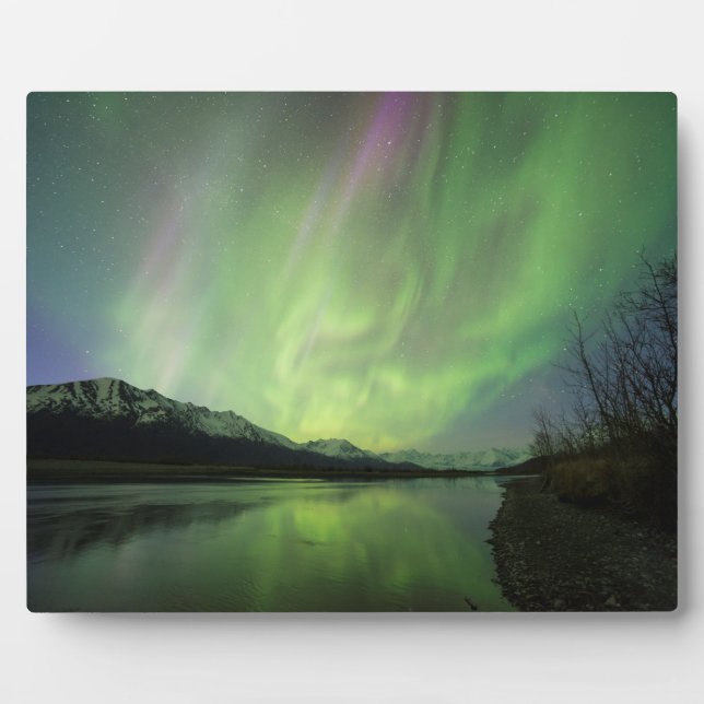 Wunderschöne Aurora Fotoplatte (Vorderseite)