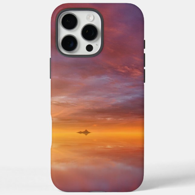Wunderschöne Aussicht auf den Ozean iPhone 16 Pro Max Hülle (Rückseite)
