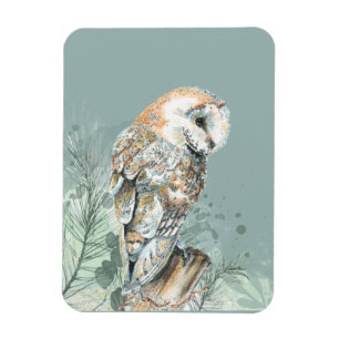 Wunderschöne Barnopole Bird Fauna Art Magnet