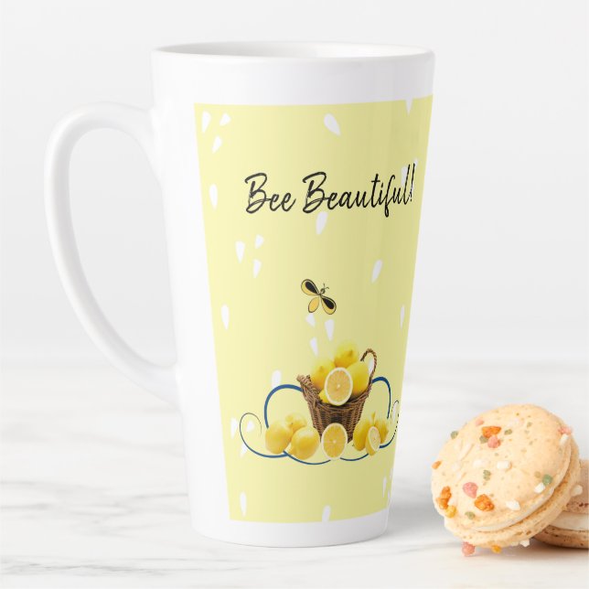 Wunderschöne-Biene-Lattemug Milchtasse (Beispiel)