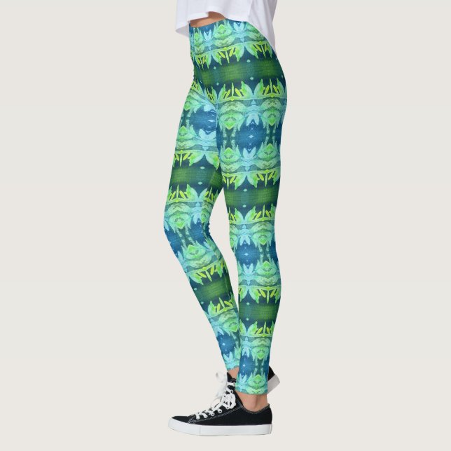 Wunderschöne blauer Leggings zum Sturz (Links)