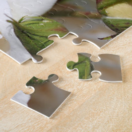 wunderschöne Blume mit weißer Rose. Liebe und Roma