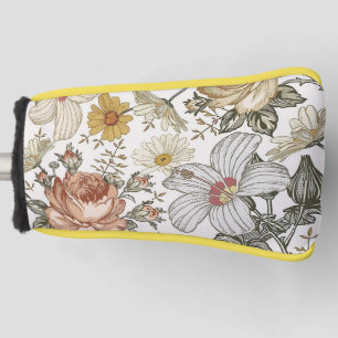 Wunderschöne Blumen Golf Headcover