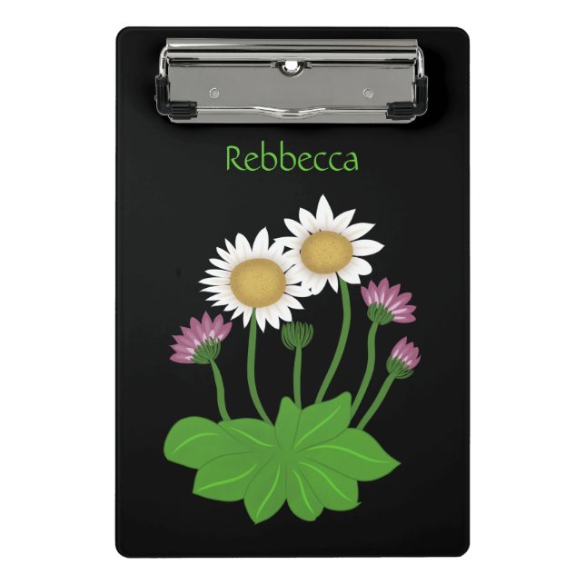 Wunderschöne Blumen Mini Klemmbrett (Vorderseite)