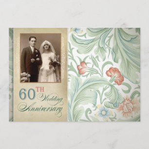 wunderschöne Einladungskarten zum 60. Hochzeitstag