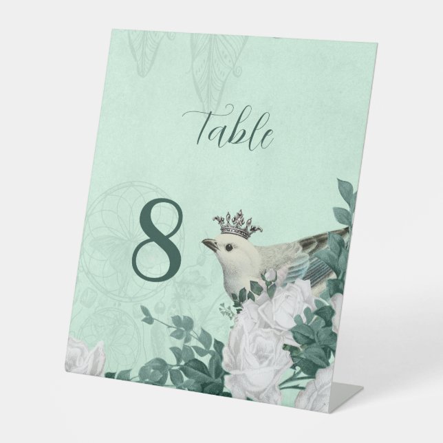 Wunderschöne, elegante Blume Sockelschild (Vorderseite)