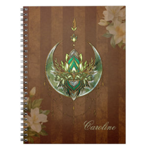 Wunderschöne elegante Lotus-Blüte Notizblock
