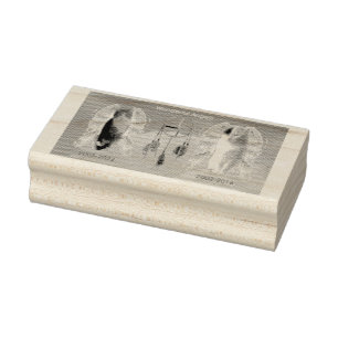 Wunderschöne Engel 3,8 x 7,6 cm Holzkunst-Briefmar Gummistempel