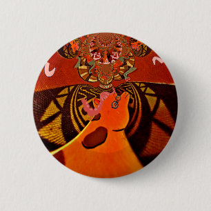 Wunderschöne erstaunliche Giraffe  liebe Safari-Ti Button