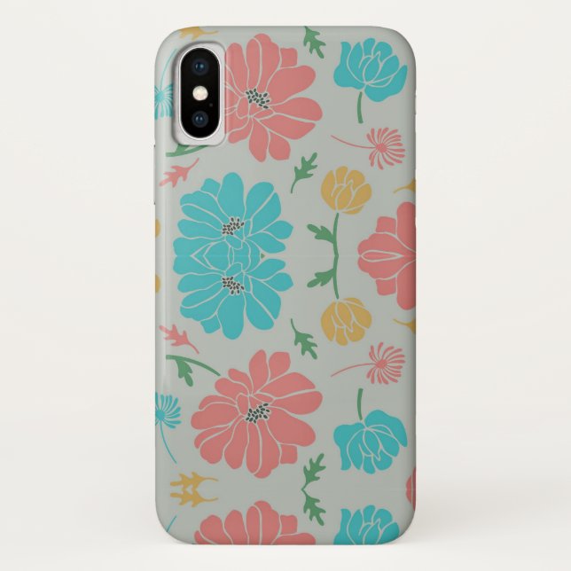 Wunderschöne farbenfrohe Blüte Case-Mate iPhone Hülle (Rückseite)