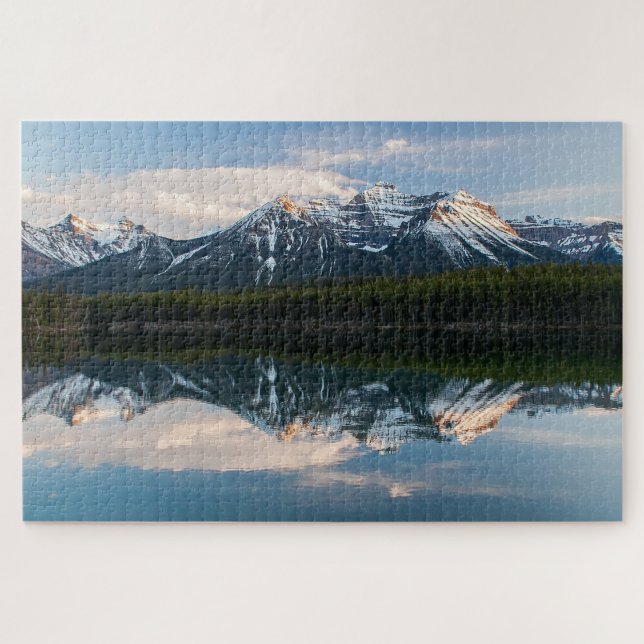 Wunderschöne Felswand Reflektionen Landschaft (Horizontal)