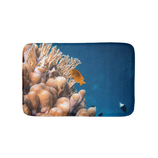 Wunderschöne Fische und Riffe Badematte (Vorderseite)