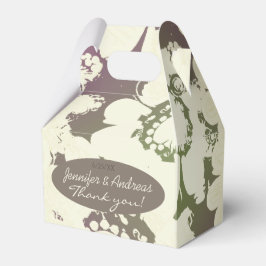 Wunderschöne Floral 30-jähriges Jubiläum Gefallen  Geschenkschachtel