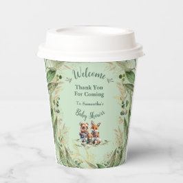 Wunderschöne Forest Friends Kinderdusche Pappbecher