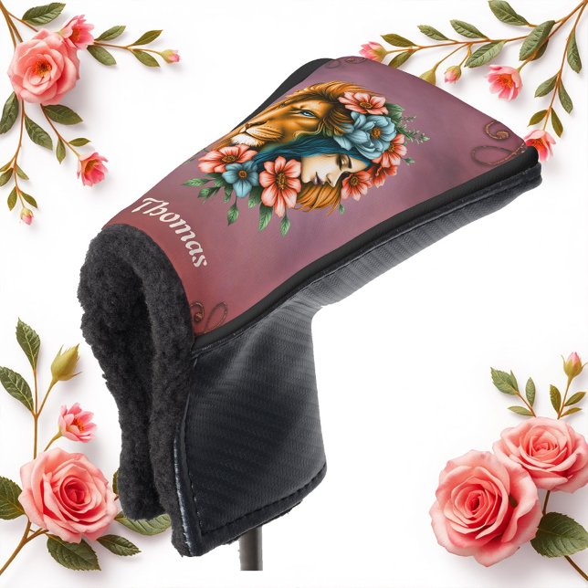 Wunderschöne Frau, deren langes, fließendes Haar Golf Headcover (Von Creator hochgeladen)