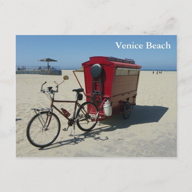 Wunderschöne Funky Venice Beach Postcard! Postkarte (Vorderseite)