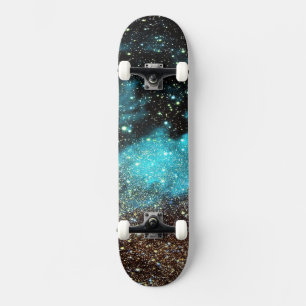 Wunderschöne Galaxie Skateboard