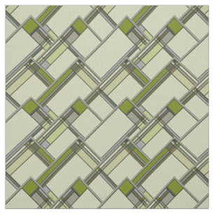 Wunderschöne geometrische Muster für Grüne Kün Stoff