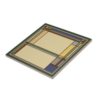 Wunderschöne geometrische Muster für Grüne Künste  Fliese