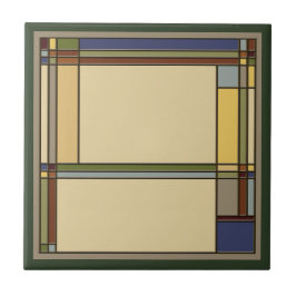 Wunderschöne geometrische Muster für Grüne Künste  Fliese