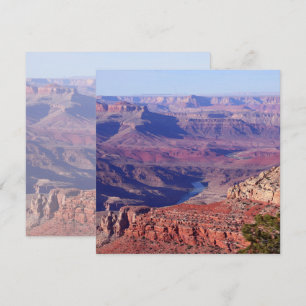 Wunderschöne Grand-Canyon-Arizona-Landschaftsfoto Karte