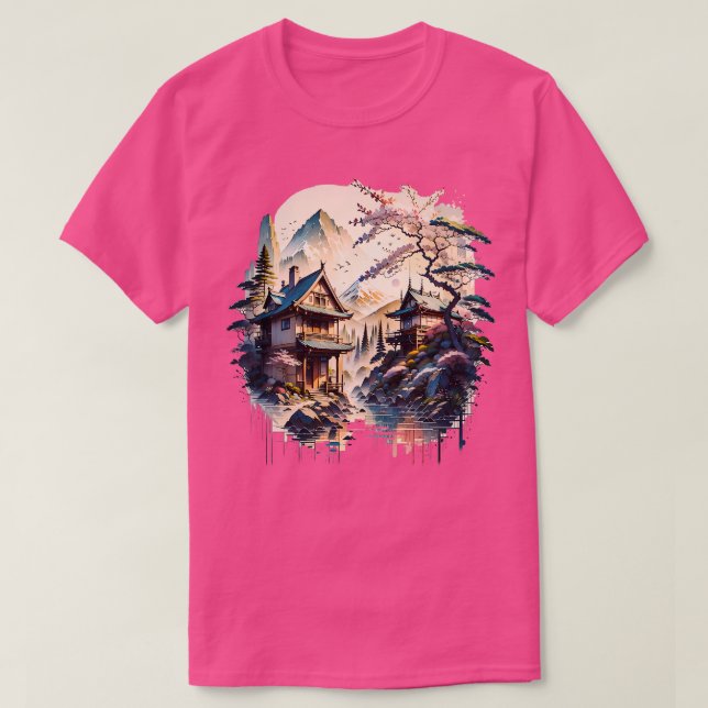 Wunderschöne Kirschblüten T-Shirt (Design vorne)