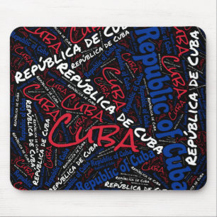 Wunderschöne kubanische Flaggenfarben Patriotic Mousepad