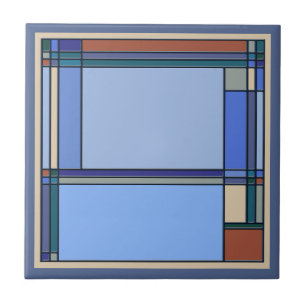 Wunderschöne Kunst & Handwerk Geometrische Muster Fliese