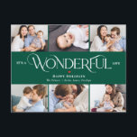 Wunderschöne lebenswert FARBURLAUB Postkarte<br><div class="desc">Feiern Sie die Saison mit dieser modernen und stilvollen Urlaubspostkarte von Berry Berry Sweet. Ebenfalls in flachen Karten und gefalteten Kartenformaten erhältlich. Digitaldatei druckbar unter berryberrysweet.com</div>