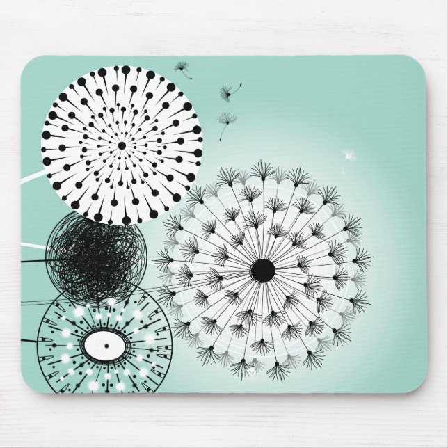 Wunderschöne Leuchten Blaue Mousepad (Vorne)
