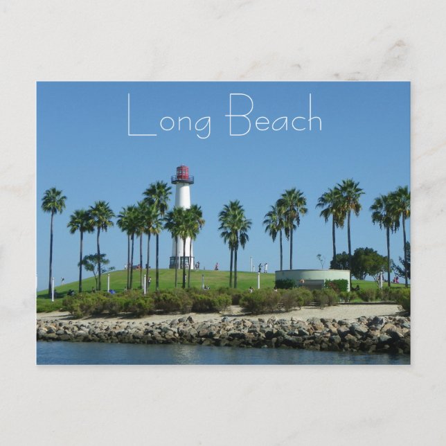 Wunderschöne Long Beach Postcard! Postkarte (Vorderseite)