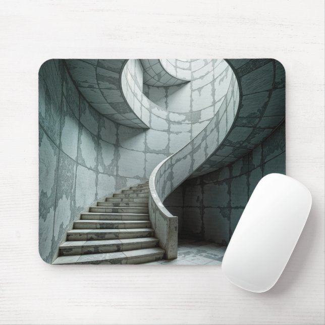 Wunderschöne Marmorspirale Mousepad (Mit Mouse)