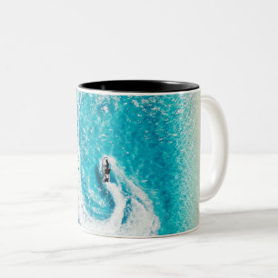 Wunderschöne Meeresbewohner Zweifarbige Tasse